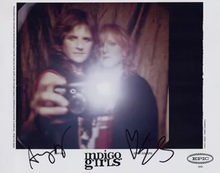 The Indigo Girls autograph