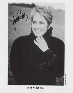Joan Baez autograph