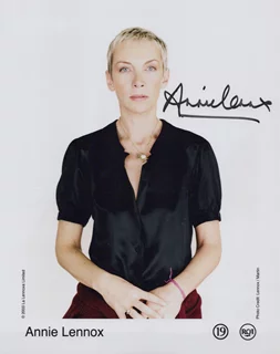 Annie Lennox autograph