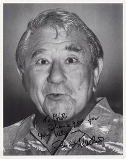 Buddy Hackett autograph