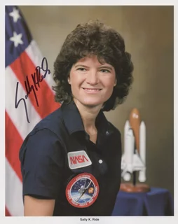 Sally Ride autograph
