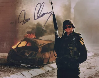 Tom Clancy autograph