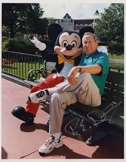 Roy E. Disney autograph