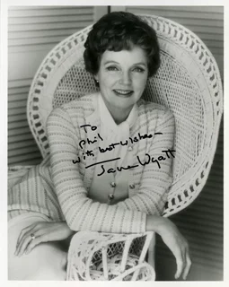 Jane Wyatt autograph