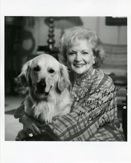 Betty White autograph