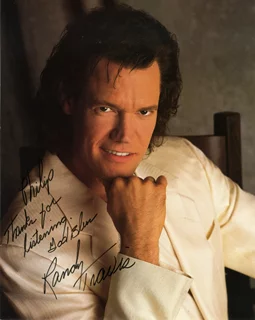 Randy Travis autograph