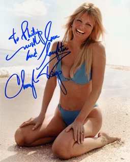 Cheryl Tiegs autograph