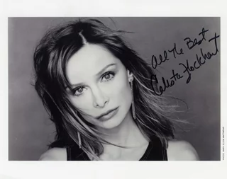 Calista Flockhart autograph
