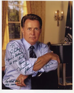 Martin Sheen autograph