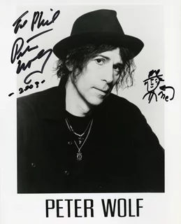 Peter Wolf autograph