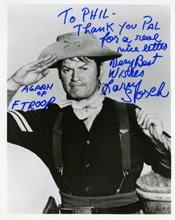 Larry Storch autograph