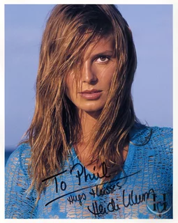 Heidi Klum autograph
