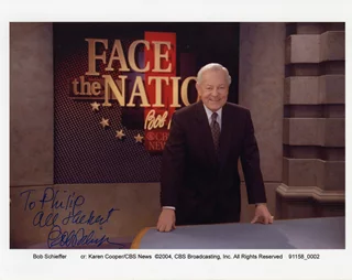 Bob Schieffer autograph
