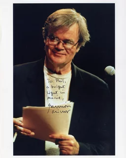 Garrison Keillor autograph
