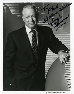 Hugh Downs autograph