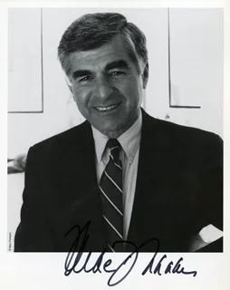 Michael Dukakis autograph
