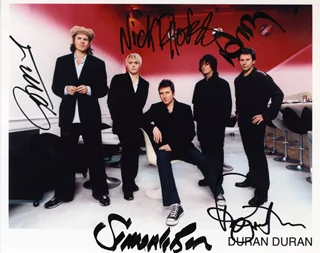Duran Duran autograph