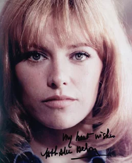 Nathalie Delon autograph