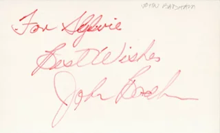 John Badham autograph