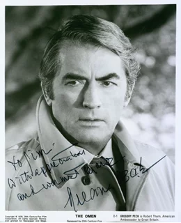 Gregory Peck autograph