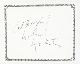 Michael Moriarty autograph