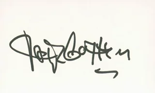 Joseph Cotten autograph