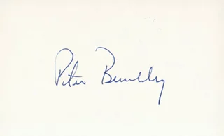 Peter Benchley autograph