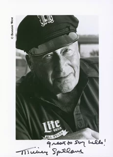 Mickey Spillane autograph