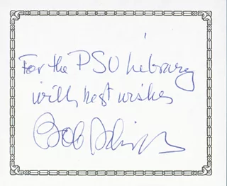 Bob Schieffer autograph