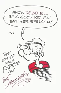 Bud Sagendorf autograph