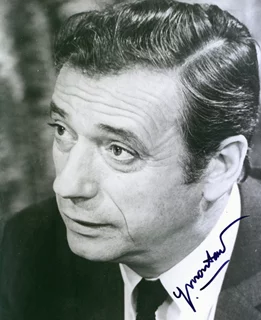 Yves Montand autograph