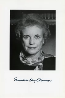 Sandra Day O'Connor autograph