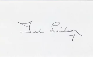 Ted Lindsay autograph