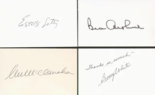 The Golden Girls autograph