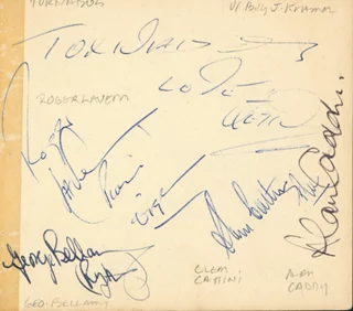 The Tornados autograph