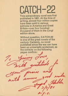 Joseph Heller autograph