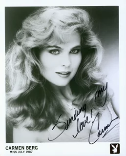 Carmen Berg autograph