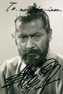 Toshiro Mifune autograph