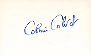 Corinne Calvet autograph