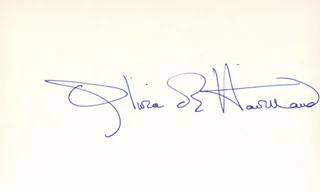 Olivia DeHavilland autograph