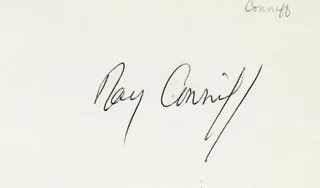 Ray Conniff autograph