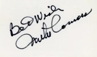 Mike Connors autograph