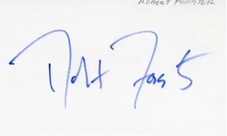 Robert Forster autograph