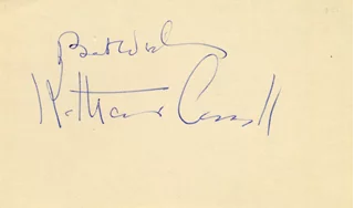Katharine Cornell autograph