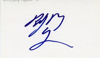 Billy Ray Cyrus autograph