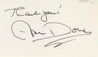 Ann Doran autograph