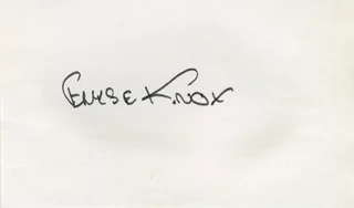 Elyse Knox autograph