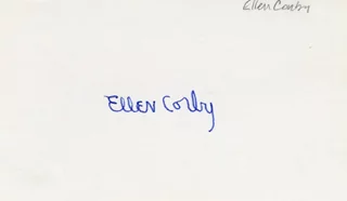 Ellen Corby autograph