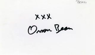 Orson Bean autograph