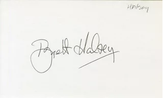 Brett Halsey autograph